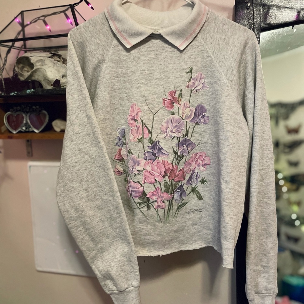 Vintage collared sweater